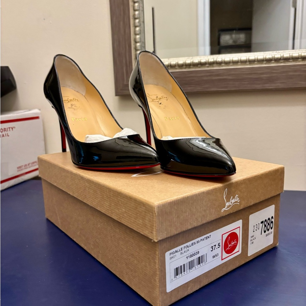 Pigalle Follies 85 patent black size 37.5